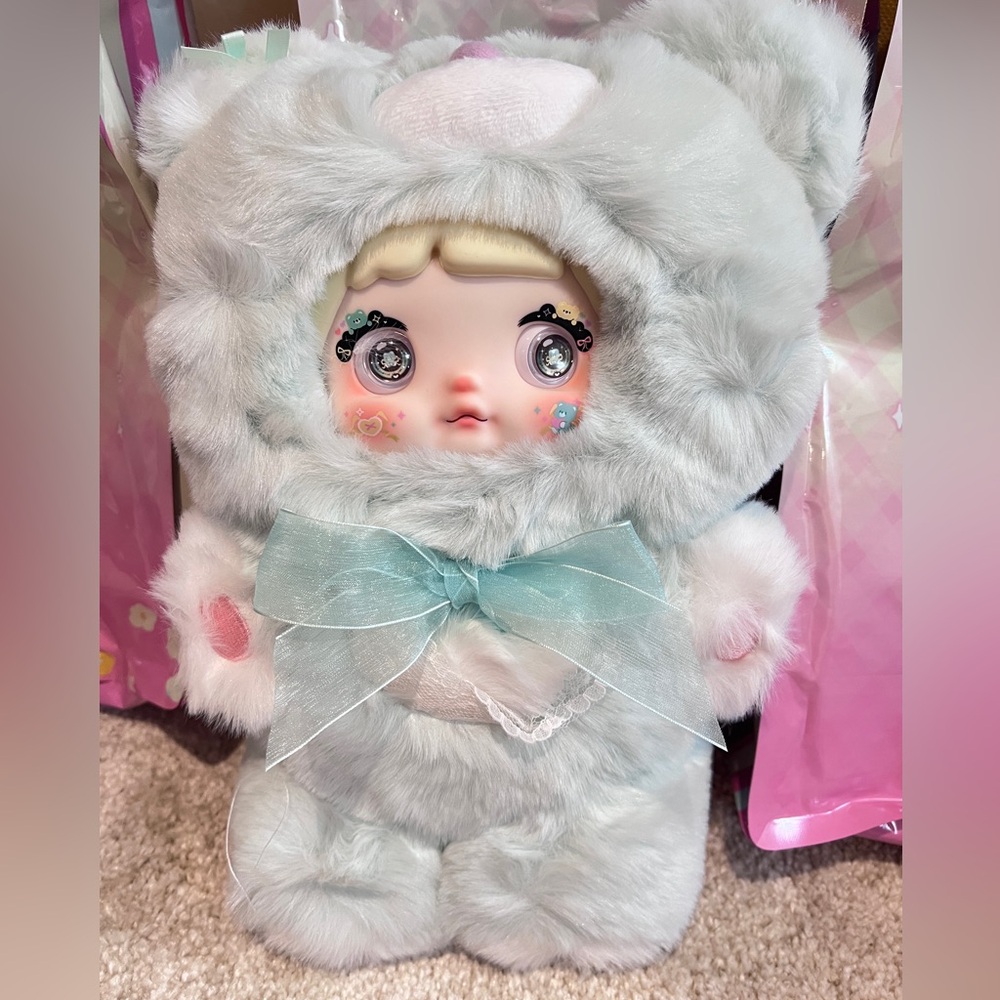 <Authentic>NOMMI 400% Good Night Bear Plush Series Blind Box